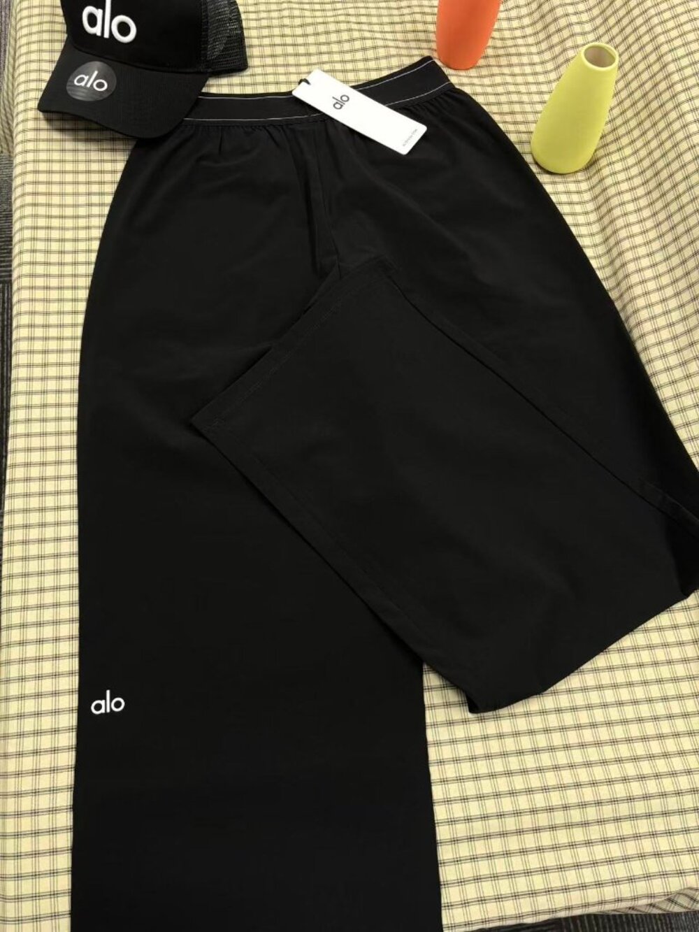 🆕Alo Yoga Suit Up Trouser Black Regular🖤 Loose Fit Pants - Picture 4 of 13
